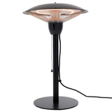 Sunred Sunred Table plus chaude barcelone 1500 w halogène noir