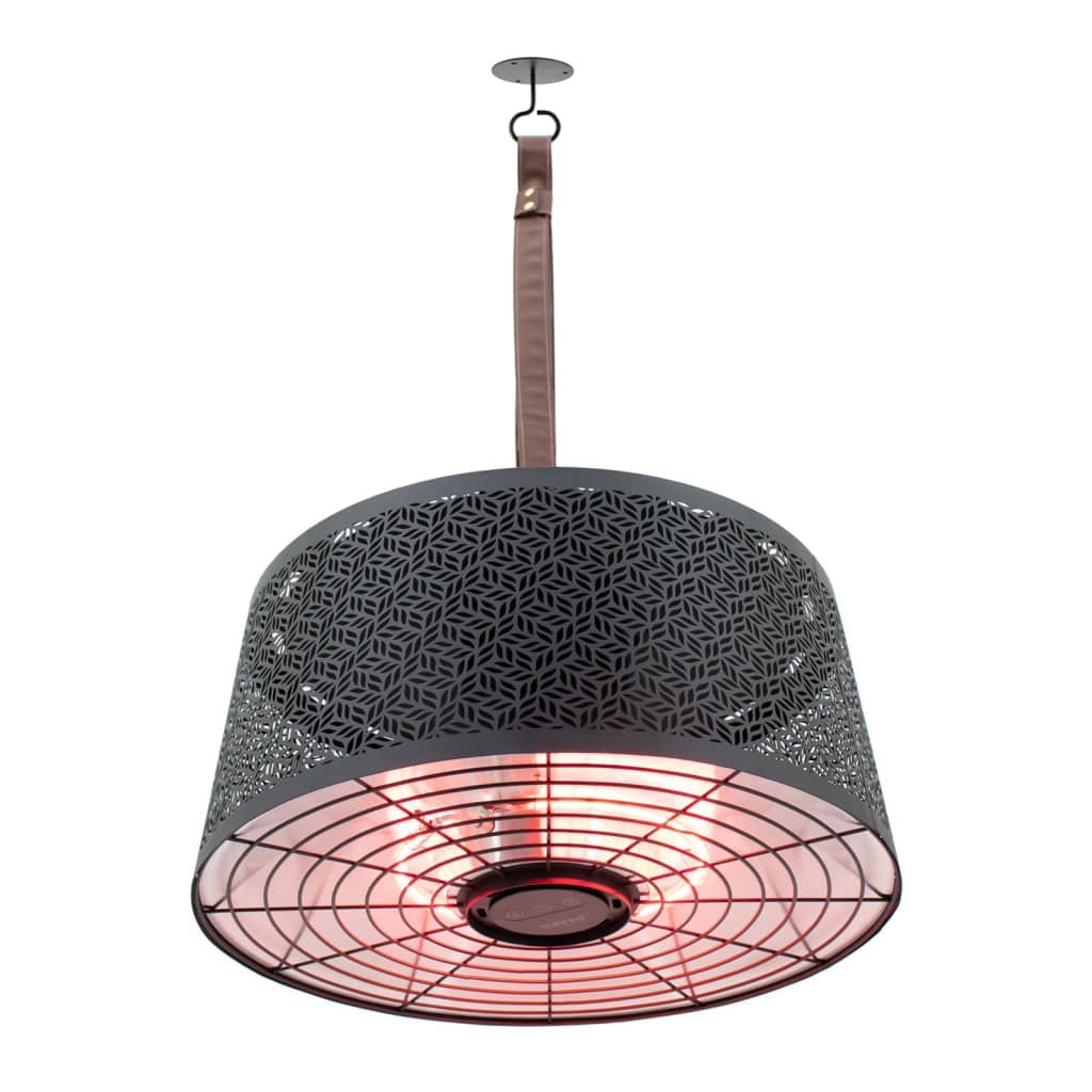 Sunred chauffage moderna artix ultra smart hanging 2000 w rosé or noir