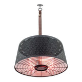 Sunred chauffage moderna artix ultra smart hanging 2000 w rosé or noir