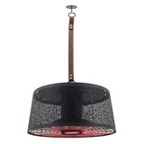 Sunred chauffage moderna artix ultra smart hanging 2000 w rosé or noir