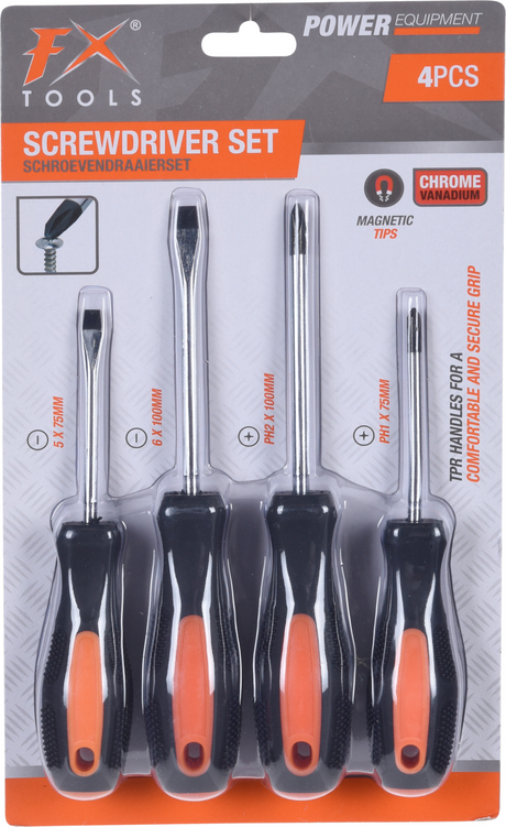 Fx tools schroevendraaiers set 4 stuks