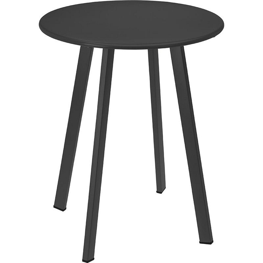 Table de jardin Pro en métal 40x49 cm gris foncé mat