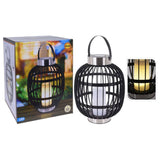 Progarden Progarden Lantern med stearinlyset LED 35 cm svart