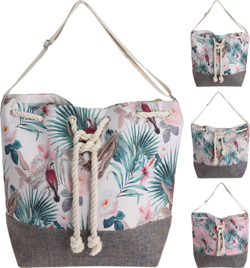 Strandtas blad design