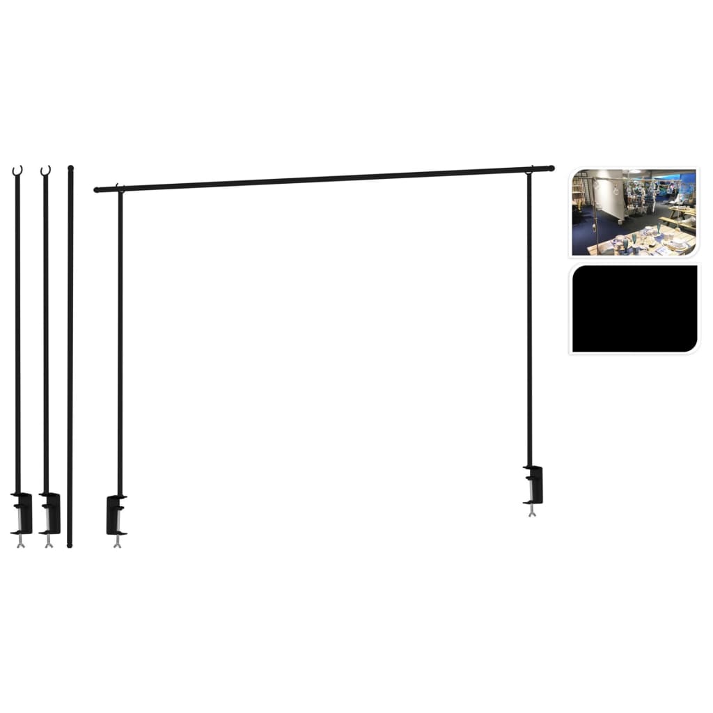 Progarden Table Clamp Metal Black