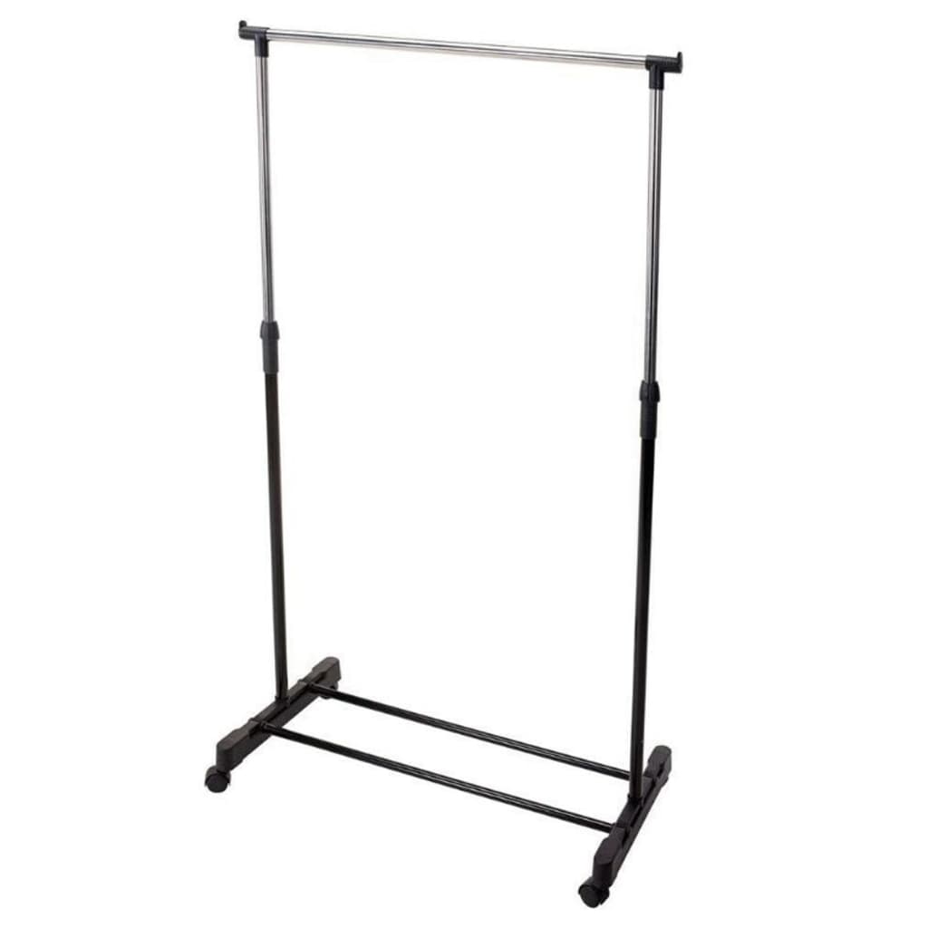 Solutions de stockage Solutions de stockage Rack de vêtements avec roues Single Rang 80x42x (90-165) CM