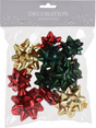Cadeaustrik kerstkleuren 12 stuks