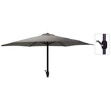 Progarden Progarden Parasol Monica 270 cm Grigio scuro