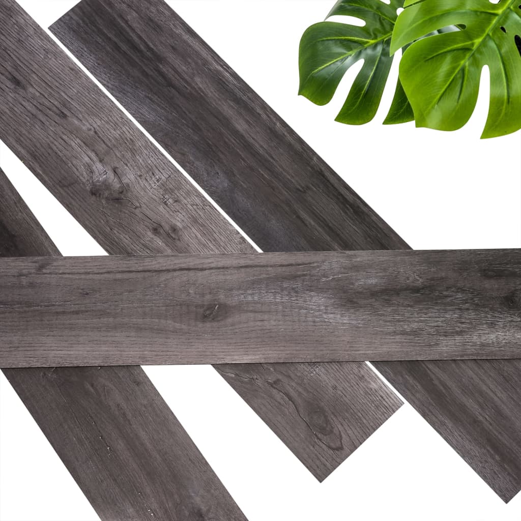 Walart Planks Wood-look Sandwood Oak Charcoal Black