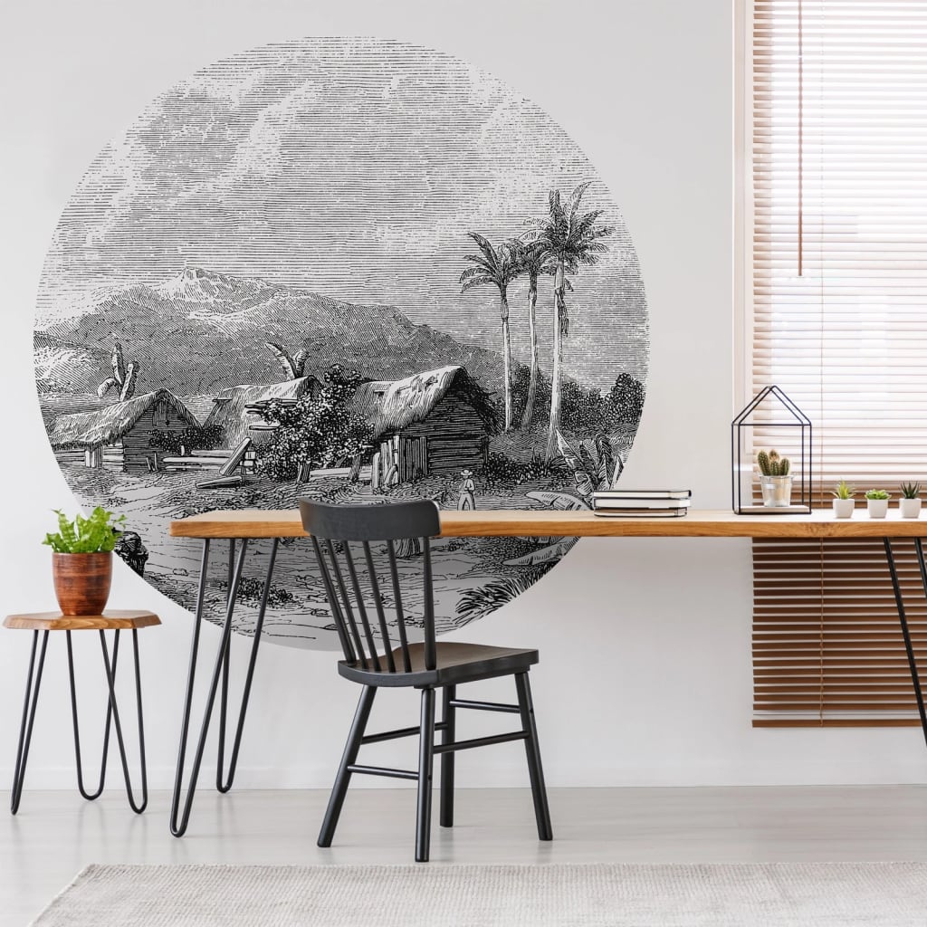 Paysage Walart Wallow Circle de Guadeloupe 190 cm