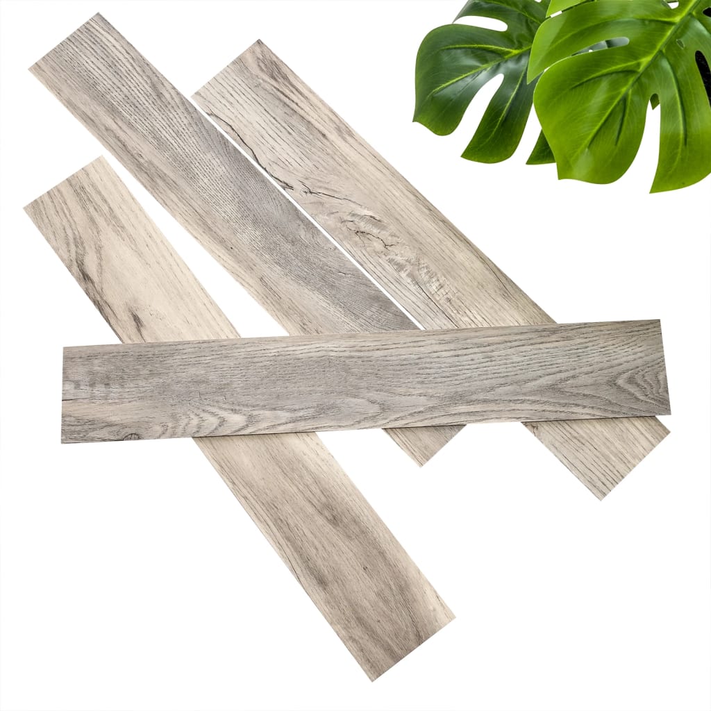 WALLART WALLART PLANKEN SCHUURHOUT Oak Whitewash