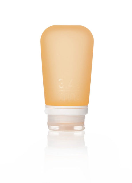 Human Gear - gotoob+ - bouteille de voyage - flacon - réutilisable - étanche - léger - grand - 100 ml - orange