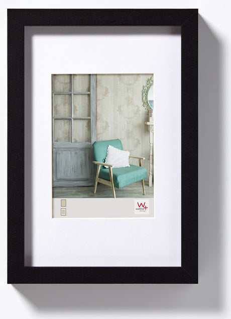 Walther Stockholm - cadre en bois mdf - format photo 30x40 cm - noir