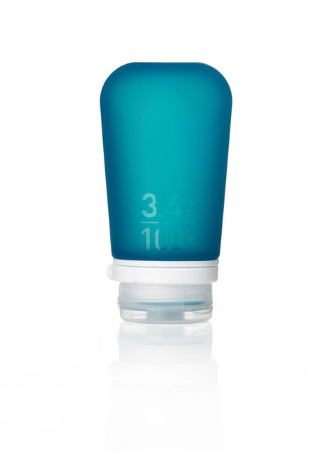 Human Gear - gotoob+ - bouteille de voyage - flacon - réutilisable - étanche - léger - grand - 100 ml - sarcelle