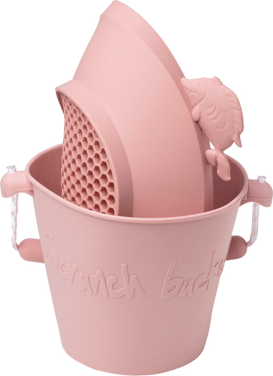 Passoire Scrunch - rose - pliable - recyclable