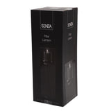 Pilier lanterne Senza 40 cm bois noir