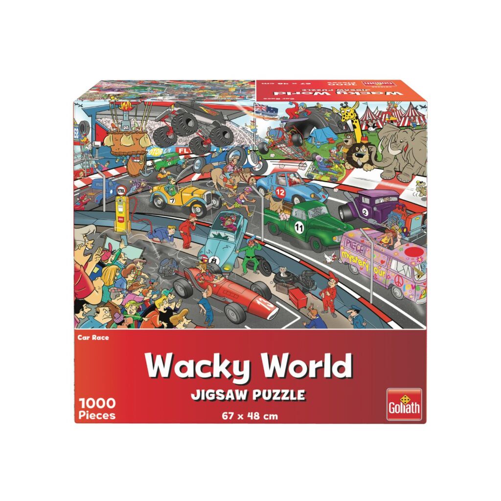 Goliath Wacky World Puzzle Car Race 1000 kusů