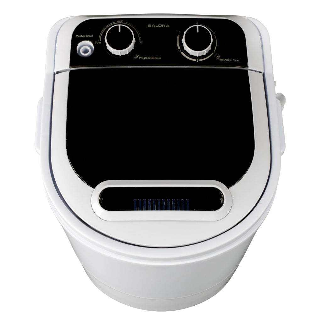 Salora wmr3350 lave-linge compact blanc noir