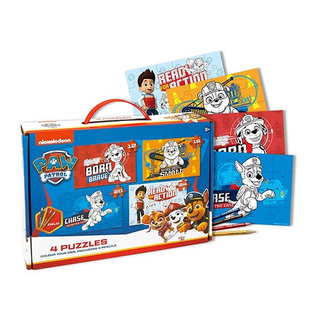 Puzzle 4 en 1 Paw Patrol 12-24 pièces