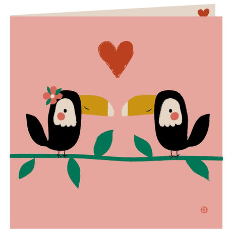 Carte Bora avec enveloppe - toucan
