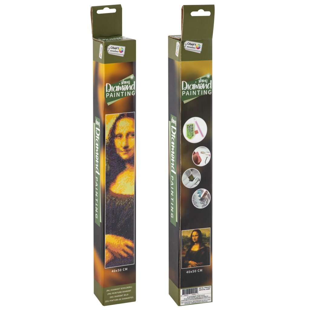 Craft sensations peinture diamant Mona Lisa 40x50 cm
