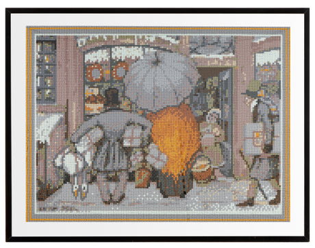 Grafix peinture diamant Anton Pieck vitrine 40x50cm