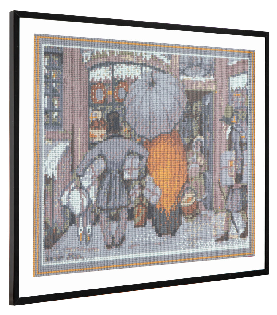 Grafix diamond painting anton pieck etalage 40x50cm