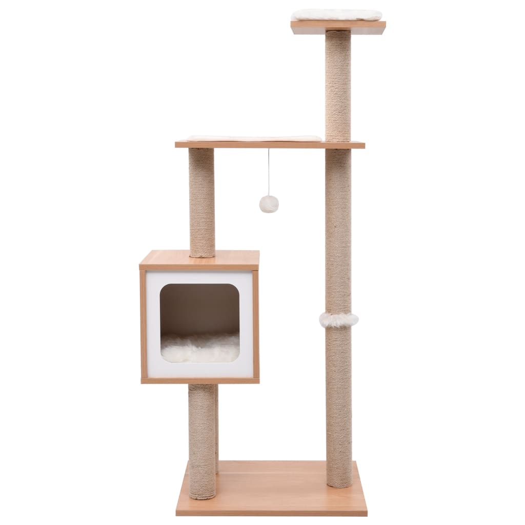 Vidaxl Cat Scratch Post avec Sisal Krabmat 123 cm