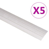 Vidaxl talni profili 5 psov 134 cm aluminijasta zlata obarvana