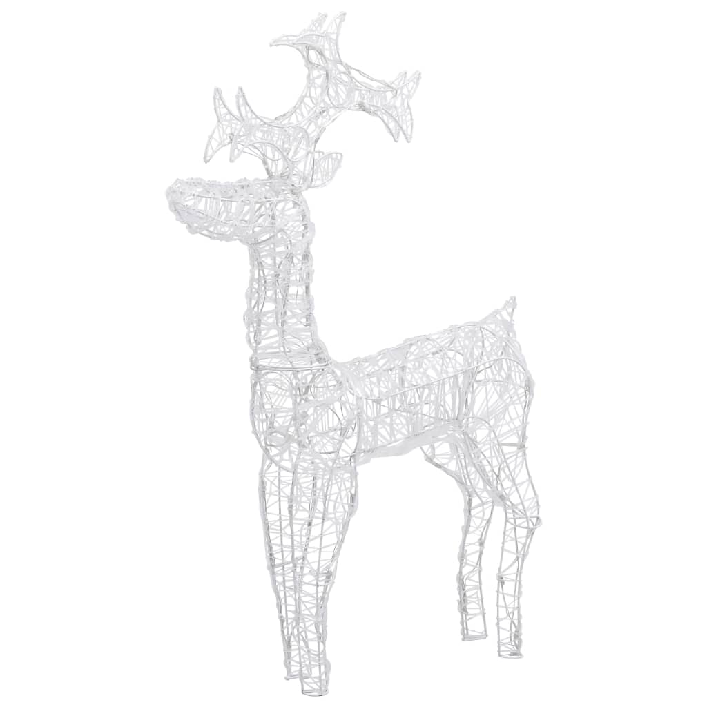 Vidaxl juledekorasjon Reindeer 90 LED 60x16x100 cm akryl