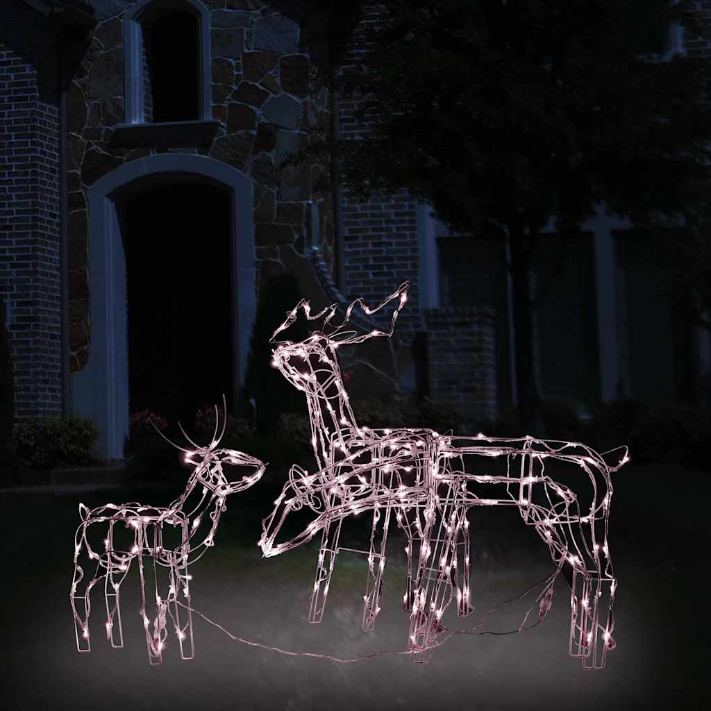 Vidaxl 3-teilige Weihnachtsbeleuchtung Rendieren 229 LEDs