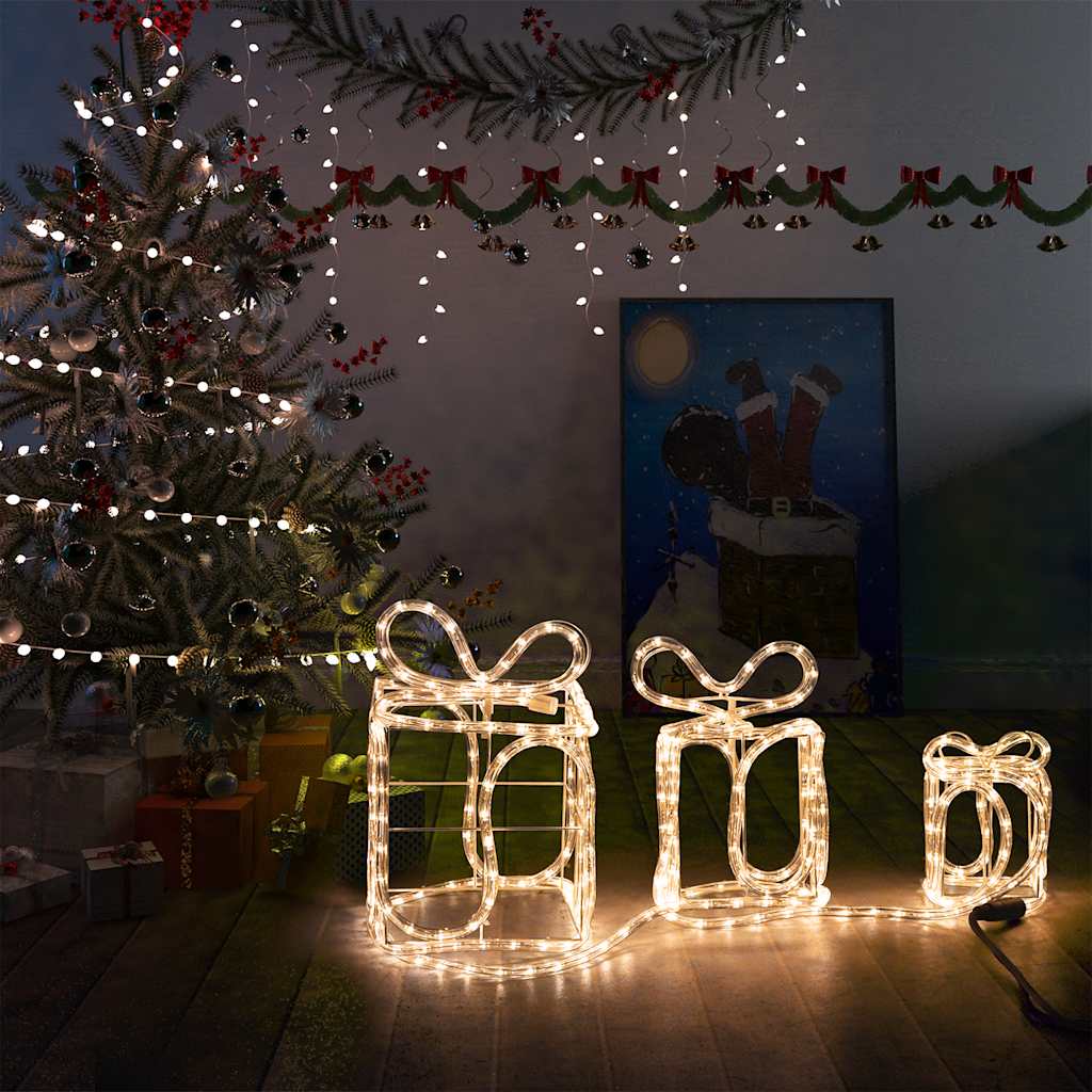 Éclairage de Noël Vidaxl pour coffres-cadeaux intérieurs et extérieurs 180 LED