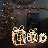 Éclairage de Noël Vidaxl pour coffres-cadeaux intérieurs et extérieurs 180 LED