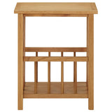 Vidaxl bijzettafel 45x35x55 cm massief eikenhout