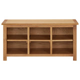 Vidaxl shoe rack 90x37x45 cm Solid oak