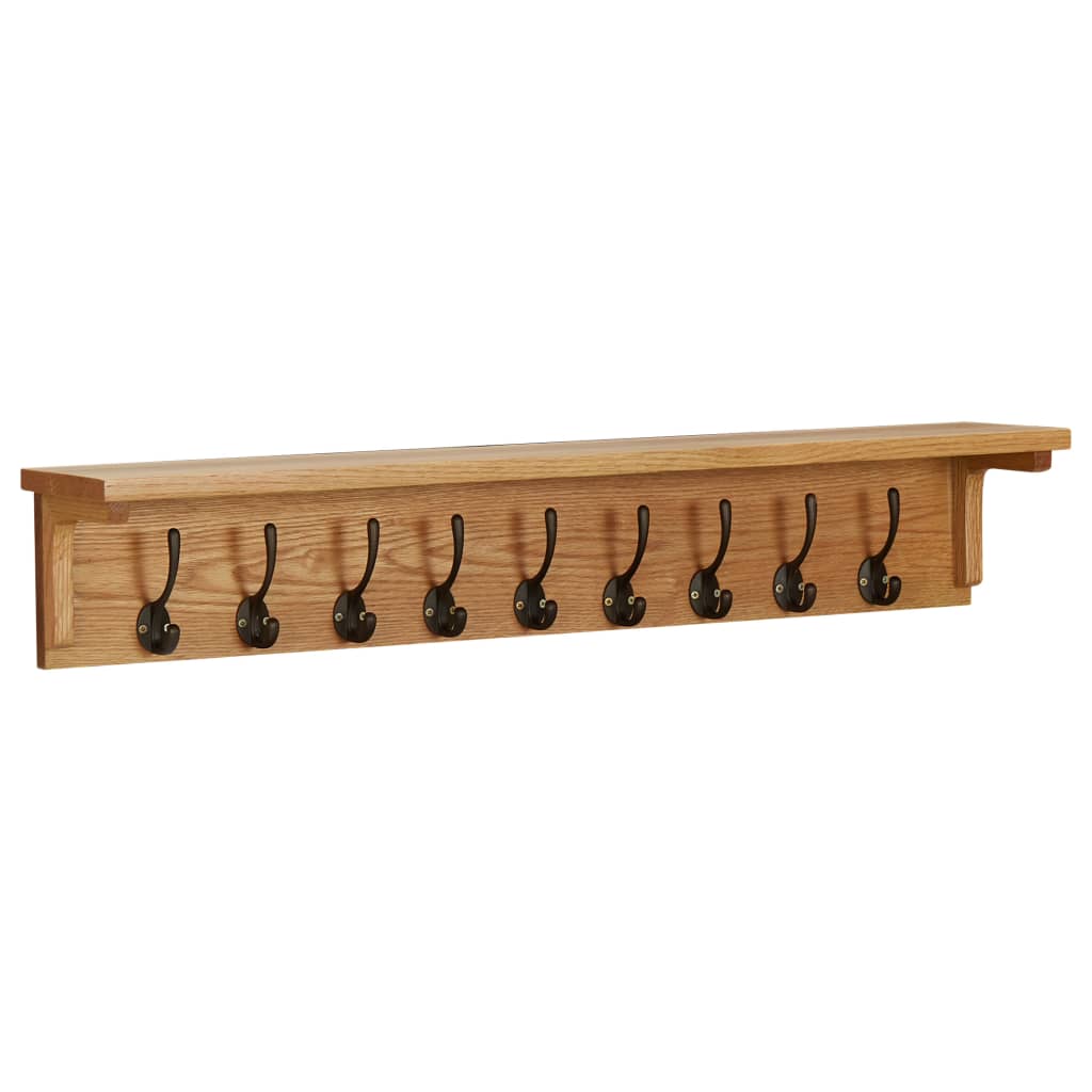 Rack de couche Vidaxl 90x16x16 cm Chêne solide