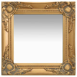 Vidaxl Wall Mirror Baroque Style 40x40 cm gullfarget