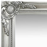 Vidaxl Wall Mirror Baroque Style 40x40 cm sølvfarget