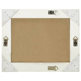Miroir mural Vidaxl Style baroque 50x40 cm blanc