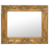 Vidaxl Wall Mirror Baroque Style 50x40 cm zlaté barvy