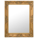 Vidaxl Wall Mirror Baroque Style 50x60 cm guldfarvet