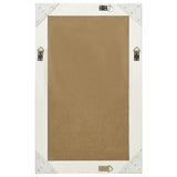 Miroir mural Vidaxl Style baroque 50x80 cm blanc
