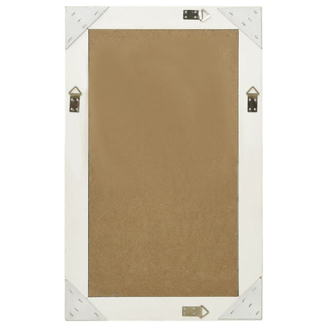 Miroir mural Vidaxl Style baroque 50x80 cm blanc