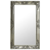 Vidaxl Wall Mirror Baroque Style 50x80 cm srebrny kolor