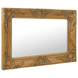 Vidaxl Wall Mirror Baroque Style 60x40 cm gullfarget