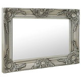 Vidaxl Wall Mirror Baroque Style 60x40 cm sølvfarget