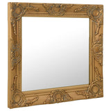 Vidaxl Wall Mirror Baroque Style 60x60 cm złota