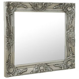 Vidaxl Wall Mirror Baroque Style 60x60 cm srebrny kolor