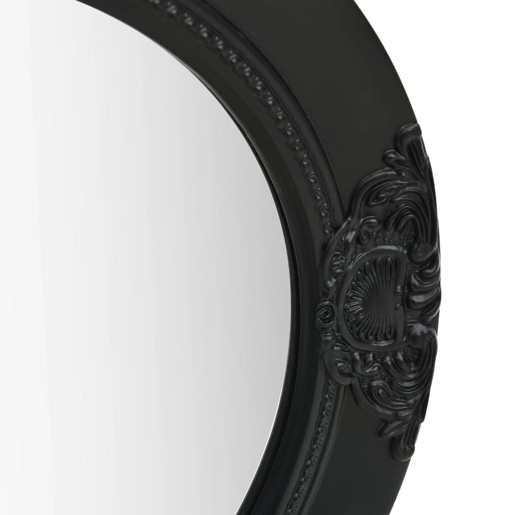 Vidaxl Wall Mirror Baroque Style 50 cm černá