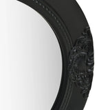 Vidaxl Wall Mirror Barokk stil 50 cm svart